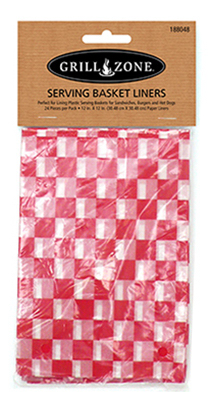 00379tv 12 X 12 In. Barbecue Basket Paper Liners, 24 Pack