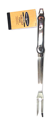 00327tv Plastic Rubberized Stainless Stell Fork