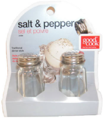 24084 Glass Salt & Pepper Shaker Set