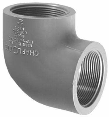 Charlotte Pipe Pvc 08302 2000ha 2 In. Schedule 80 90 Degree Txt Elbow