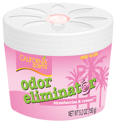 Elm-12301 4pk Strawberries & Cream Scent Odor Eliminator, Pack Of 4