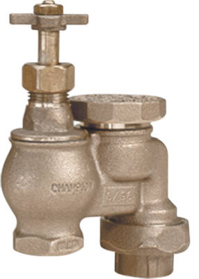 466-100Y 1 in. Brass Manual Control Anti-Siphon Valve
