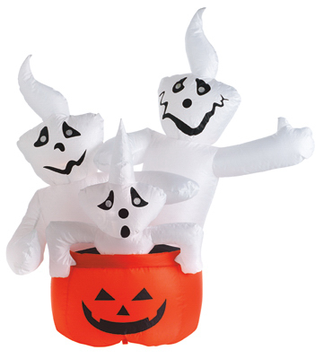 90-225-087 48 In. Inflatable Lighted Ghosts