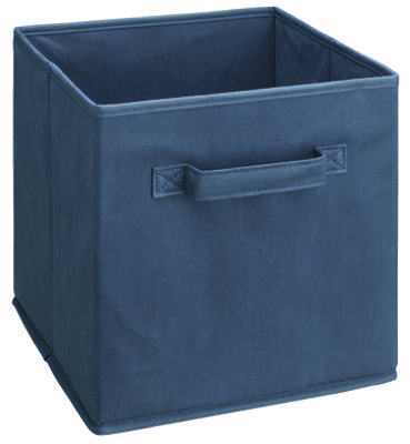 43300 Fabric Cubeical Drawers, Navy Blue