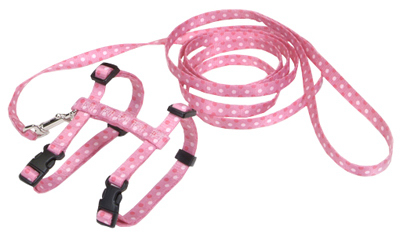 06346 B Pdt18 Cat Harness & Leash, Pink