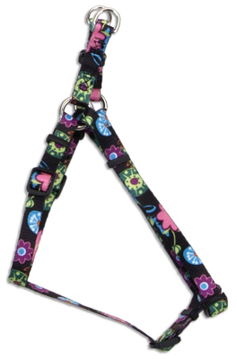 66345 A Wdf18 .38 In. Flower Adjustable Fashion Harness, Adjusts 12-18 In