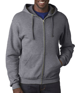 UPC 885306338527 product image for FOL SF73 Adult Sofspun Full-Zip Hooded Sweatshirt - Charcoal Heather 2XL | upcitemdb.com