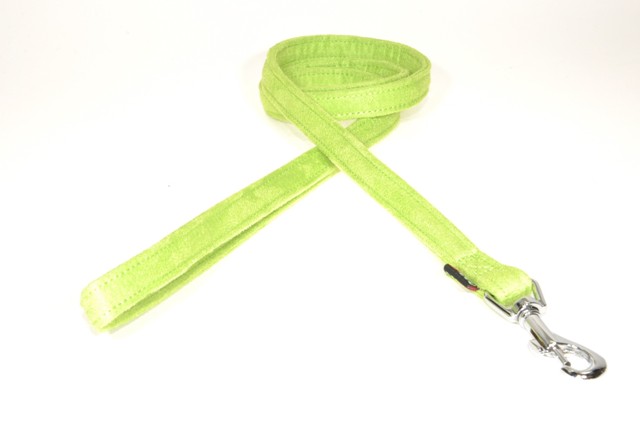 4 Ft. L X 0.63 W In. Comfort Microfiber Dog Leash, Green