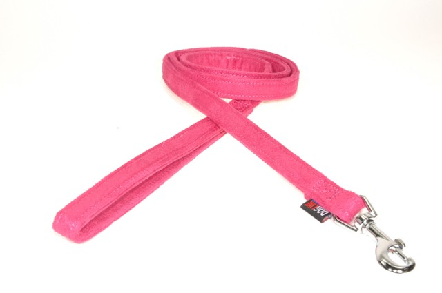 M8041-7 4 Ft. L X 0.63 W In. Comfort Microfiber Dog Leash, Pink