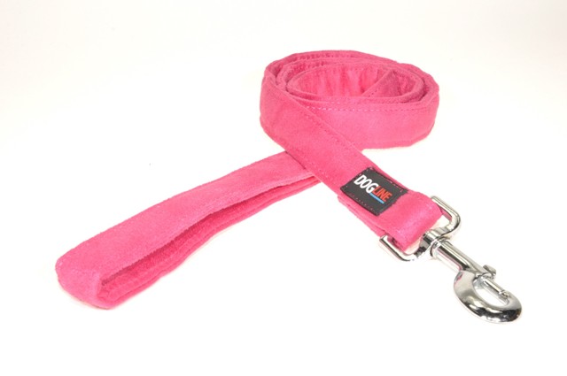 M8043-7 4 Ft. L X 1 W In. Comfort Microfiber Dog Leash, Pink