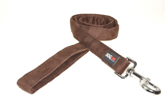 6 Ft. L X 1 W In. Comfort Microfiber Dog Leash, Brown