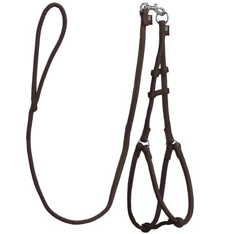 48 L X 0.25 W In. Extra Small Comfort Microfiber Round Step-in Harness, Brown