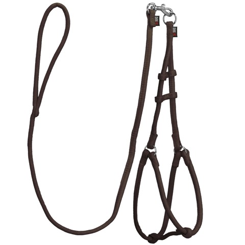 M8012-6 48 L X 0.25 W In. Small Comfort Microfiber Round Step-in Harness, Brown