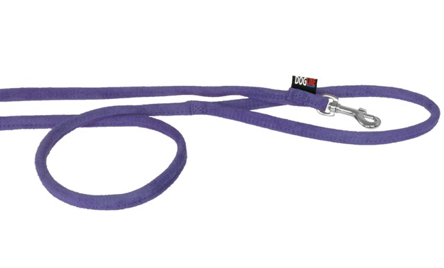 4 Ft. L X 0.25 W In. Comfort Microfiber Round Leash, Purple