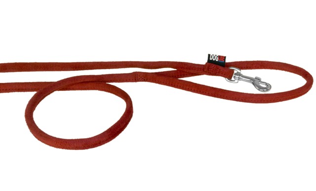 6 Ft. L X 0.25 W In. Comfort Microfiber Round Leash, Red
