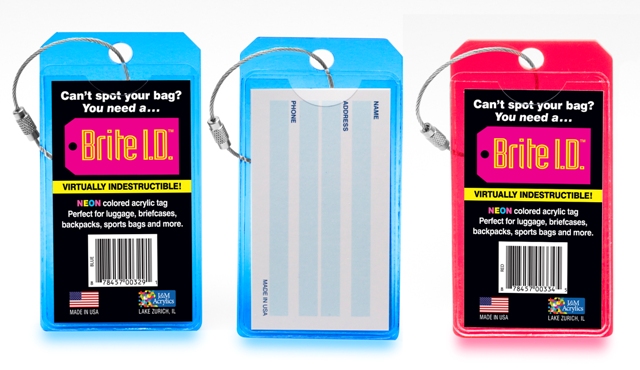 Brite I D Luggage Tag Travel Accessories