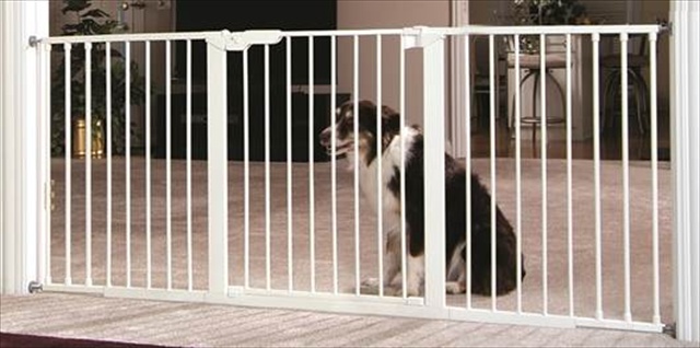 24 In. Custom Fit Gate Extension, White