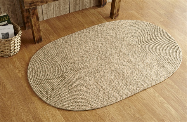Brpms2030na Palm Spring Braided Rug, Natural - 20 In.