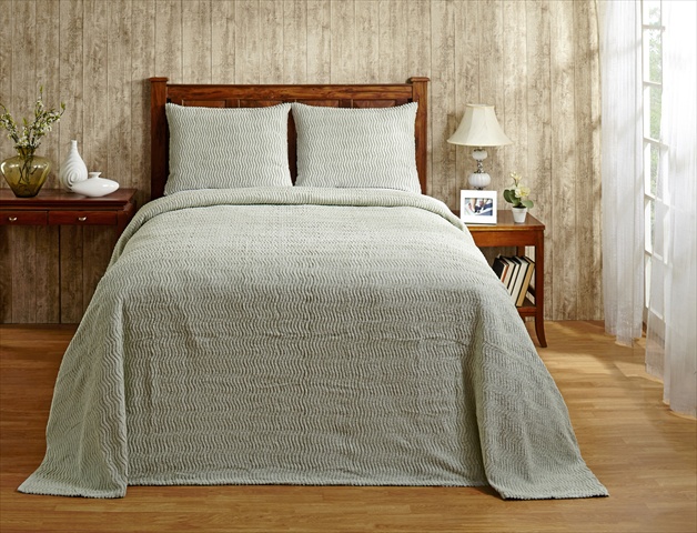Bsnadosa Double & Full Natick Bedspread, Sage - 96 In.
