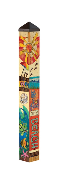 Studio M By Magnet Works Pp256 3 Ft. Peace Love And Sunshine Art Pole