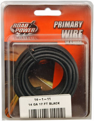 55667133 17 Ft. 14 Gauge Primary Wire - Black