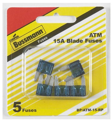 Bp-atm-15-rp 15 Amps Blue Auto Fuse - 5 Pack