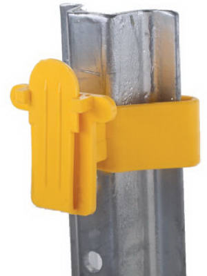 Dare Products 2332-25 U-post Tape Insulator, Yellow, 25 Count