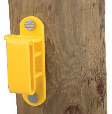 Dare Products 2330-25 Wood Post Tape Insulator, Yellow, 25 Count
