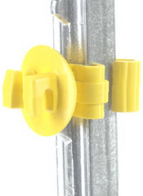 Dare Products Snug-stp-25 1 In. Snug T-post Insulator, Yellow, 25 Count