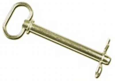 25673 1.25 X 6.25 In. Zinc Plated Hitch Pin, Yellow