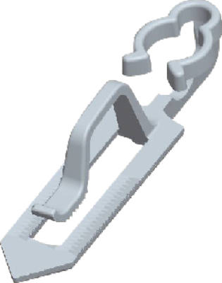 73024-25c 25 Ct. Clay Tile Roof Clip