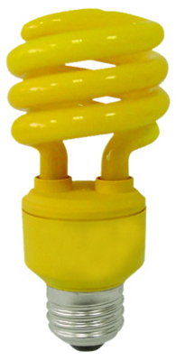 Earthtronics CF13BG1B 13W T2 Westpointe Mini Bug Compact Fluorescent Bulb Yellow