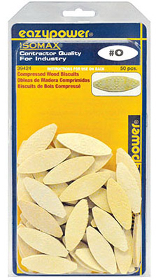 39424 No. 0 Compressed Wood Biscuits - 50 Pack