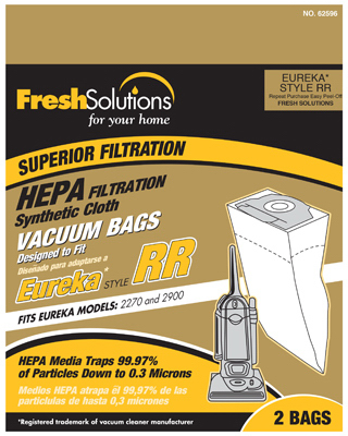 70414 Eureka Rr Style Synthetic Vacuum Bag, 2 Pack