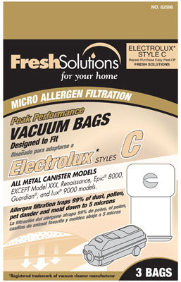 70330 Electrolux C Style Vacuum Bag, 3 Pack