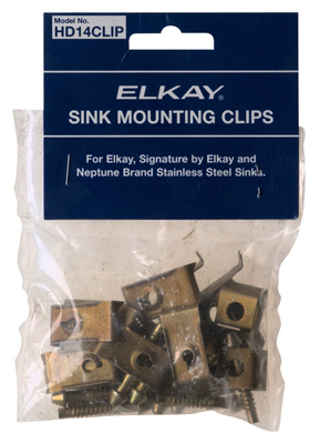 Sinks Hd14clip Mounting Hardware Clip, 14 Piece