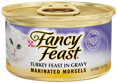 40851 3 Oz. Marinated Turkey, Cat Food