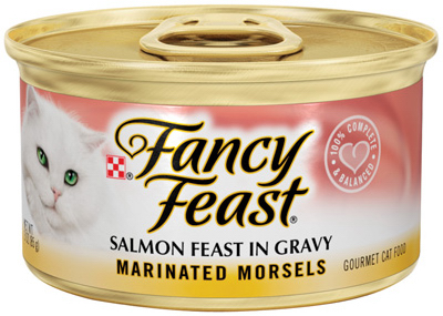 25660 3 Oz.marinated Salmon, Cat Food