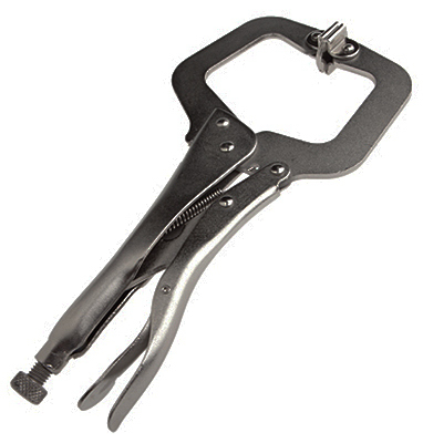 70202 Deluxe Locking C-clamp With Jaw Paws