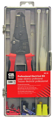 Gk-35 Insulated Terminal & Crimping Tool Kit - 100 Pack