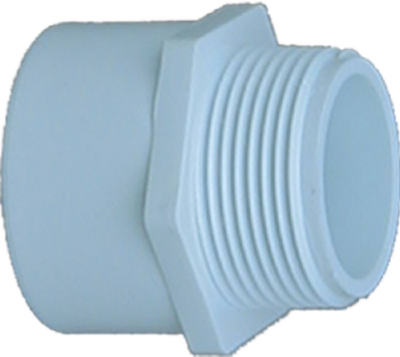 30430 3 In. White Male Adapter