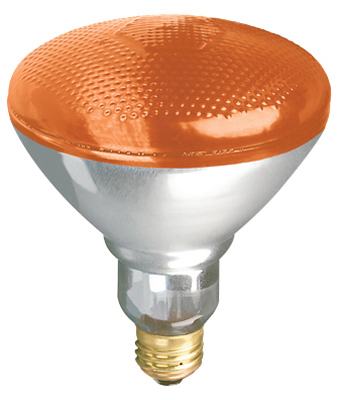 70953 100br38 Westpointe Amber Incandescent Flood Beam Accent Reflect Light Bulb