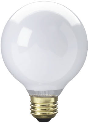 70880 40w G25 Westpointe White Vanity Globe Light Bulb