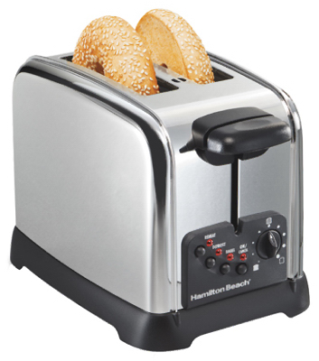 22790 2 Slice Chrome Classic Bagel Toaster