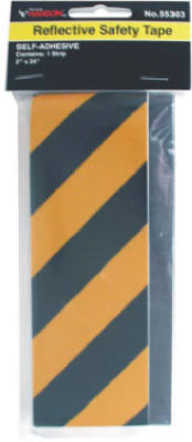 55303 2 X 24 In. Yellow & Black Self Adhesive Reflective Safety Tape