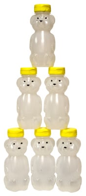 Honeyjar-8-6 8 Oz. Cute Honey Bear, 6 Pack