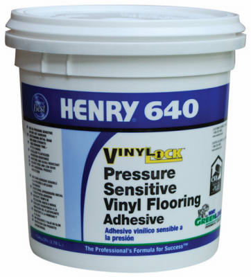 12176 Gallon 640, Vinyllock Pressure Sensitive, Vinyl Flooring Adhesive