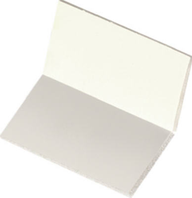 121118 18 Pack, 1 L X 0.50 W In. White Mounting Strips