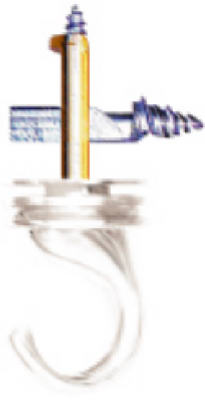 Hillman Fasteners 122415 Swivel Ceiling Driller Hook White Hillman Fasteners 122415 Swivel Ceiling Driller Hook White