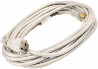 Master Electrician 02352me01 20 Ft. White Outdoor Extension Cord